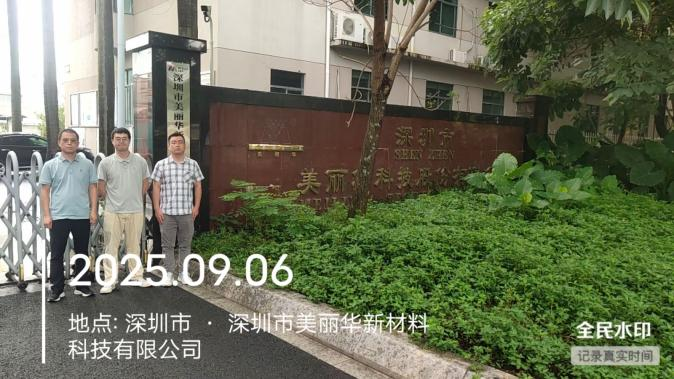 XYZ25090913601深圳市美丽华新材料科技有限公司报告信息公开表 